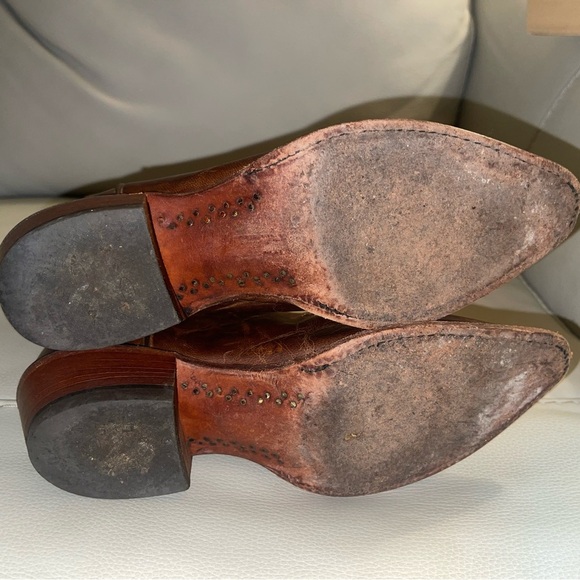 Justin Vintage Western Leather Boots - Picture 7 of 15